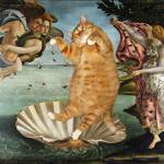 Zarathustra, il gatto rosso grasso nei quadri più famosi 02