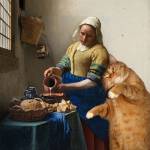 Zarathustra, il gatto rosso grasso nei quadri più famosi 09