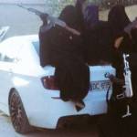 Donne Isis con armi e Bmw: la nuova campagna social della Jihad