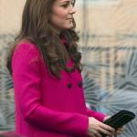 Kate Middleton, ultima uscita in rosa prima del parto