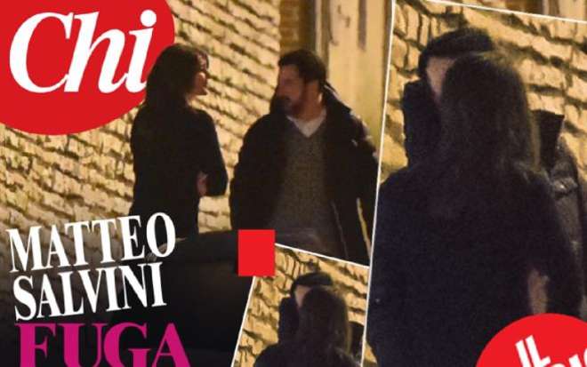 Elisa Isoardi e Matteo Salvini si baciano. La foto su Chi
