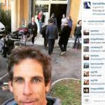 Ben Stiller a Cinecittà: scatta il primo selfie FOTO