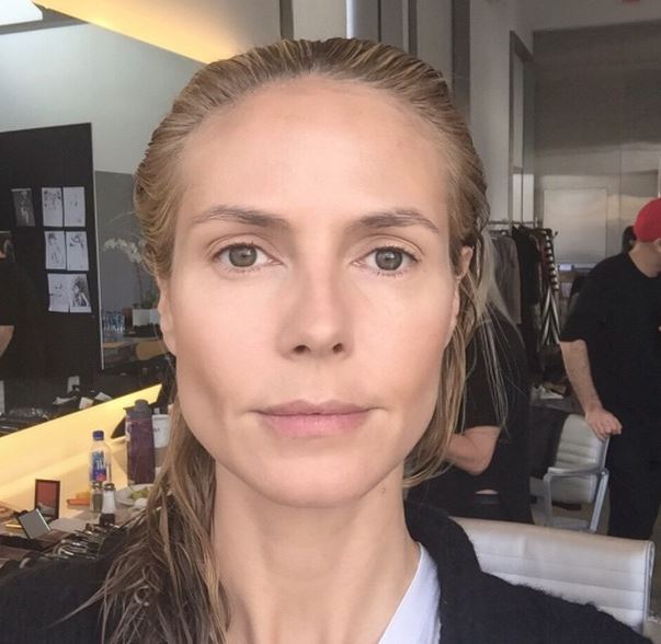 Heidi Klum senza trucco su Instagram FOTO