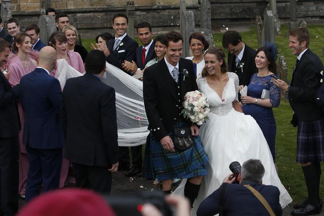 Andy Murray, matrimonio in kilt con Kim Sears 02