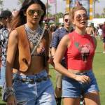 Kendal Jenner e Hailey Baldwin, look hippie al Coachella Festival 21