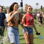 Kendal Jenner e Hailey Baldwin, look hippie al Coachella Festival 12