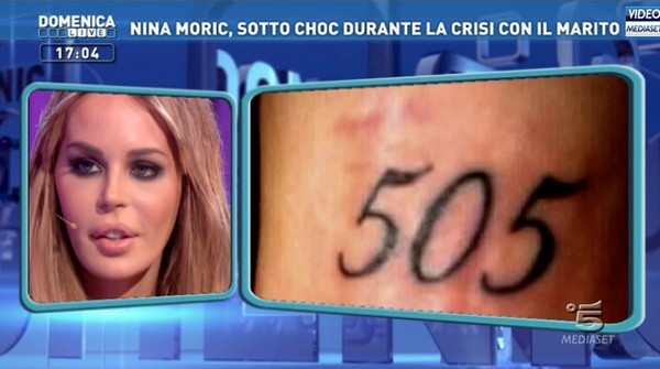 Nina Moric-Luigi Mario Favoloso, battaglia social sui polsi di lei con le cicatrici