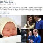 Royal Baby, ecco il nome: Charlotte Elizabeth Diana