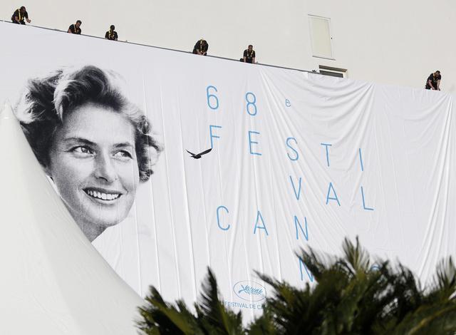 Ingrid Bergman nel manifesto di Cannes