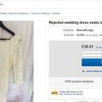 Abito da sposa su ebay: l'annuncio in prima persona...del vestito