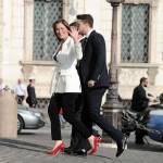 Maria Elena Boschi tacco 12, Lilli Gruber con sandali carroarmato: look dei politici al Quirinale
