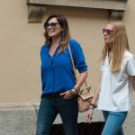 Alena Seredova e Lavinia Borromeo fanno shopping a Milano FOTO