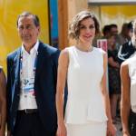 Letizia Ortiz di Spagna all'Expo sceglie ancora il total white 7