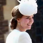 Kate Middleton, completo color crema al battesimo figlia Charlotte FOTO 7
