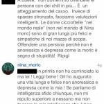 Nina Moric insulta fan Instagram: "Culone da pachiderma" FOTO