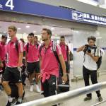 Marchisio, Buffon, Llorente, Pogba a Shanghai: arrivo in aeroporto FOTO 3