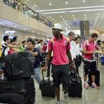 Marchisio, Buffon, Llorente, Pogba a Shanghai: arrivo in aeroporto FOTO 16