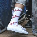 Justin Bieber indossa calzini con scritto "Fuck you" FOTO 4