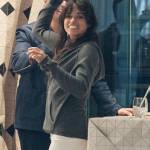 Michelle Rodriguez, Afef Gnifen: shopping in via Montenapoleone5