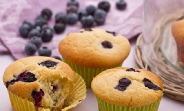 Ricette di dolci: muffin ai mirtilli