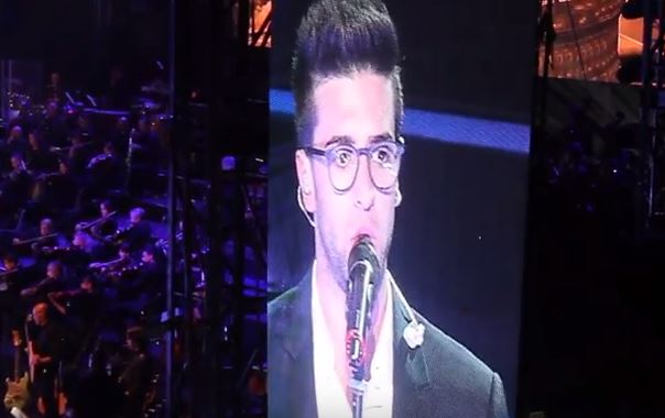 Piero Barone canta "E lucevan le stelle" all'Arena Verona VIDEO