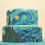 Cake art di Maria quadri famosi riprodotti su torte sacher4