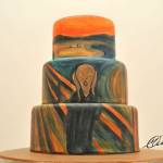 Cake art di Maria quadri famosi riprodotti su torte sacher