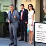 Amal Alamuddin Clooney: vestito bianco e sandali con tacco FOTO io