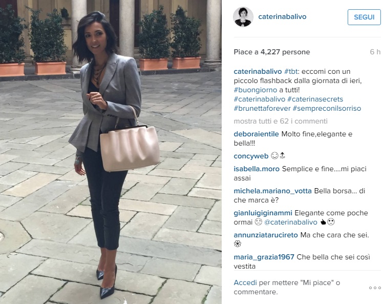 Caterina Balivo, meglio chic o casual? FOTO a confronto