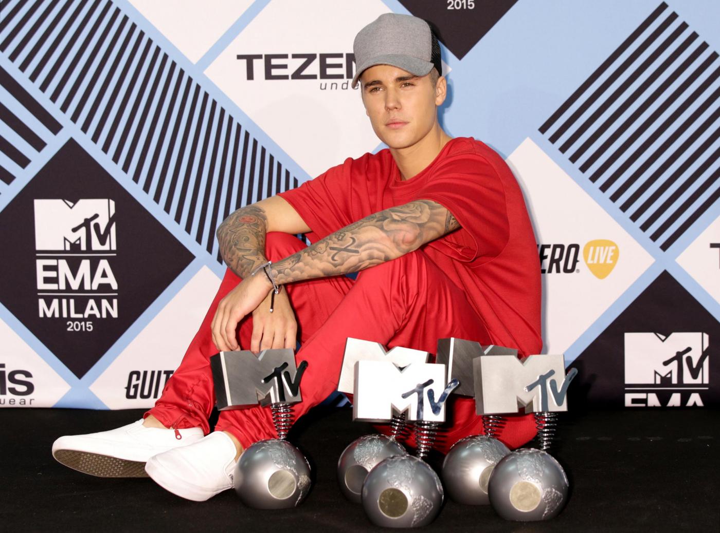Justin Bieber a Milano per gli MTV Europe Music Awards FOTO 123