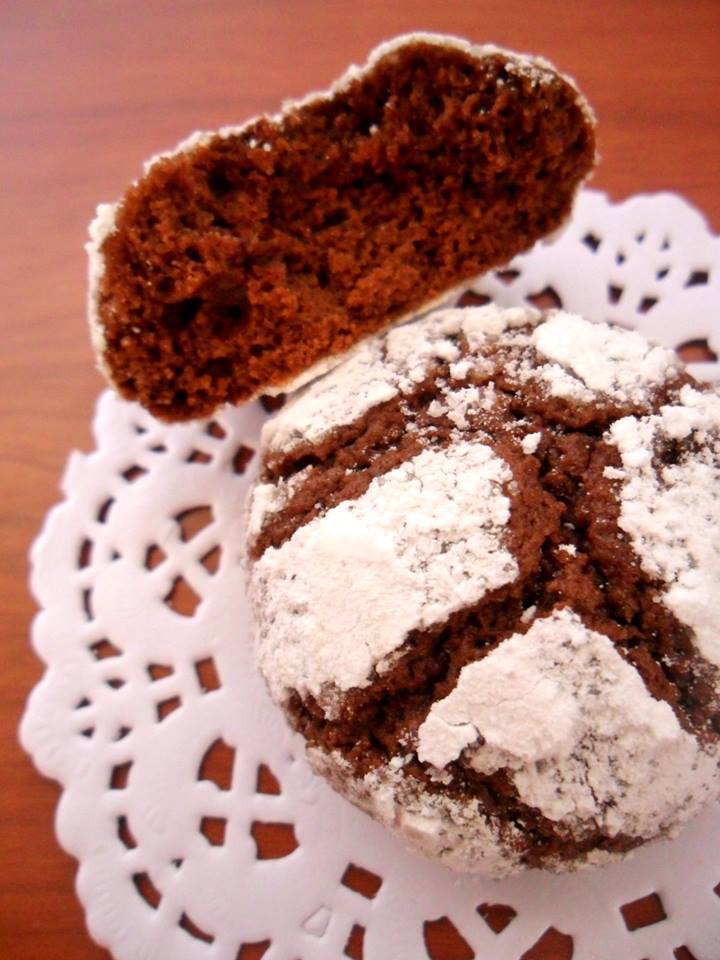 Chocolate Crinkles Cookies dal cuore morbido