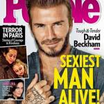 David Beckham l'uomo più sexy del mondo per People1