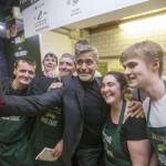 George Clooney testimonial bar gestito da homeless4