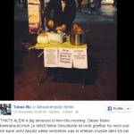 Profugo siriano ringrazia Germania distribuendo cibo a senzatetto