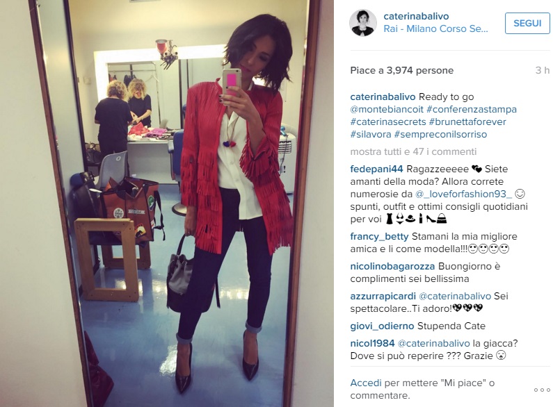 Caterina Balivo è a dieta: ecco il suo regime alimentare