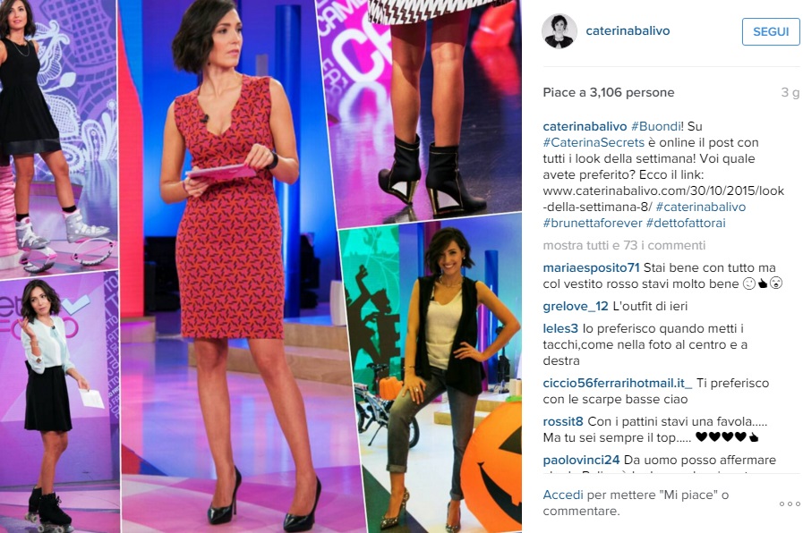 Caterina Balivo è a dieta: ecco il suo regime alimentare