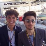 Gianluca Ginoble (Il Volo) vola a Abu Dhabi per il GP FOTO