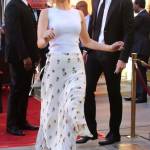Jennifer Lawrence: look total white a Hollywood FOTO 6