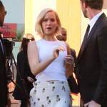 Jennifer Lawrence: look total white a Hollywood FOTO 7