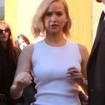 Jennifer Lawrence: look total white a Hollywood FOTO h