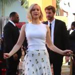 Jennifer Lawrence: look total white a Hollywood FOTO k