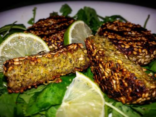 Burger Vegani di Zucca, Bieta e Mandorle