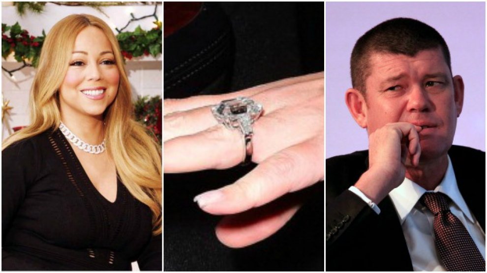 Mariah Carey si sposa per la terza volta con l'imprenditore 48enne James Parker. La notizia viene confermata dal settimanale "Us Weekly" che pubblica la foto della mano della popstar con un anello al dito da 35 carati