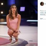 Belen Rodrgiuez, abito rosa corto a Pequeños gigantes FOTO