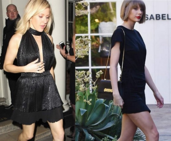 Taylor Swift e Ellie Gouldin: minigonna e gambe in vista FOTO