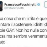 Francesco Facchinetti, bacio gay: mistero su Twitter