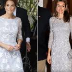 Letizia Ortiz e Kate Middleton, i look a confronto FOTO e VIDEO