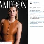 Emma Marrone sensuale sulla cover della rivista Lampoon