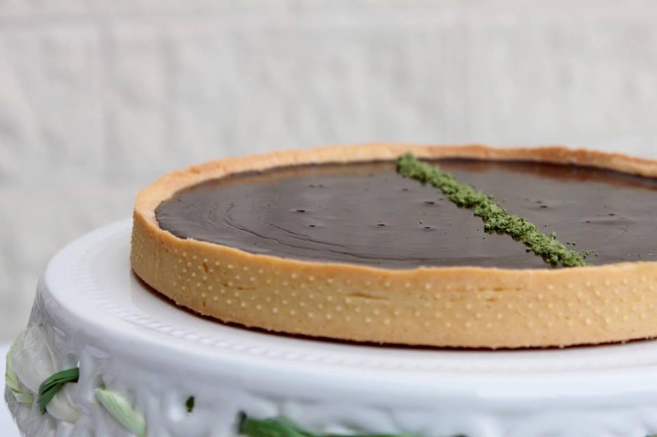 La Via del Tè: Crostata con Ganache al Tè Matcha