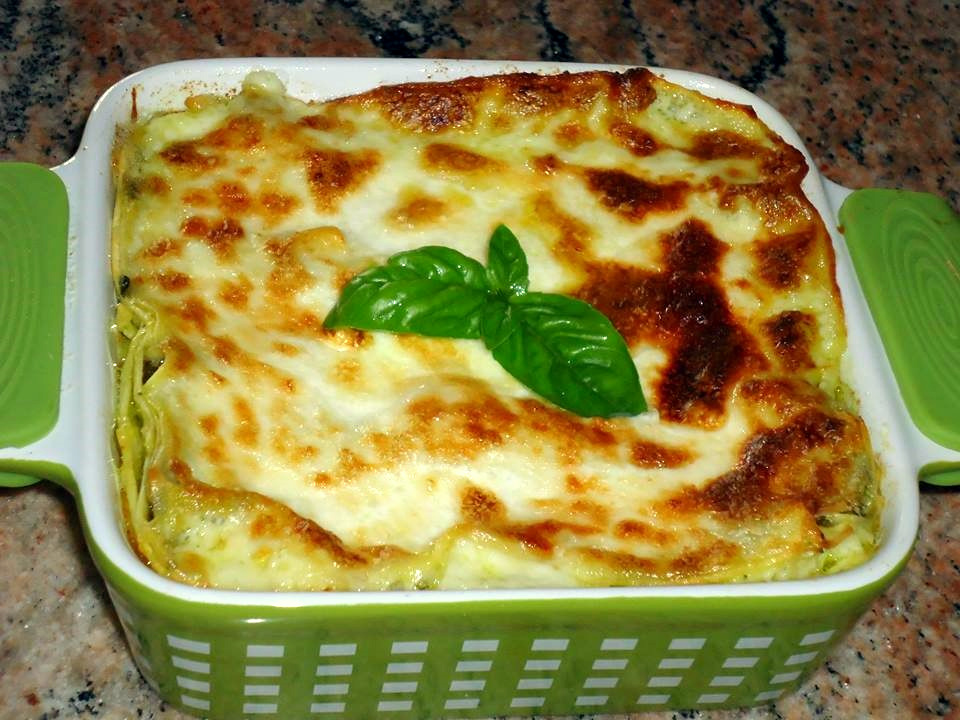 Lasagnette al Pesto e Crema di Patate